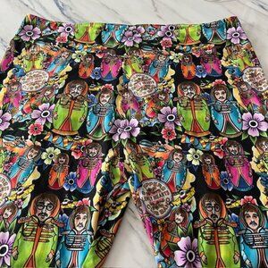 Beatles Sgt Pepper Print Leggings